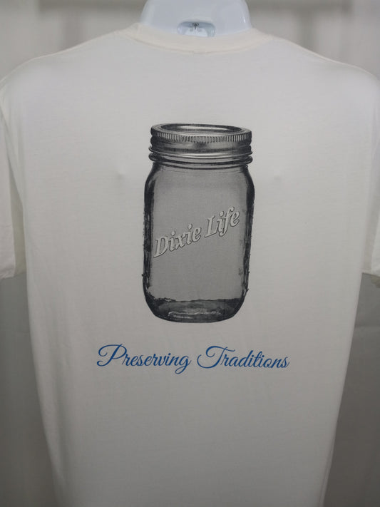 Dixie Life ®Preserving Traditions Jar - T-Shirt -SS/Blue Font