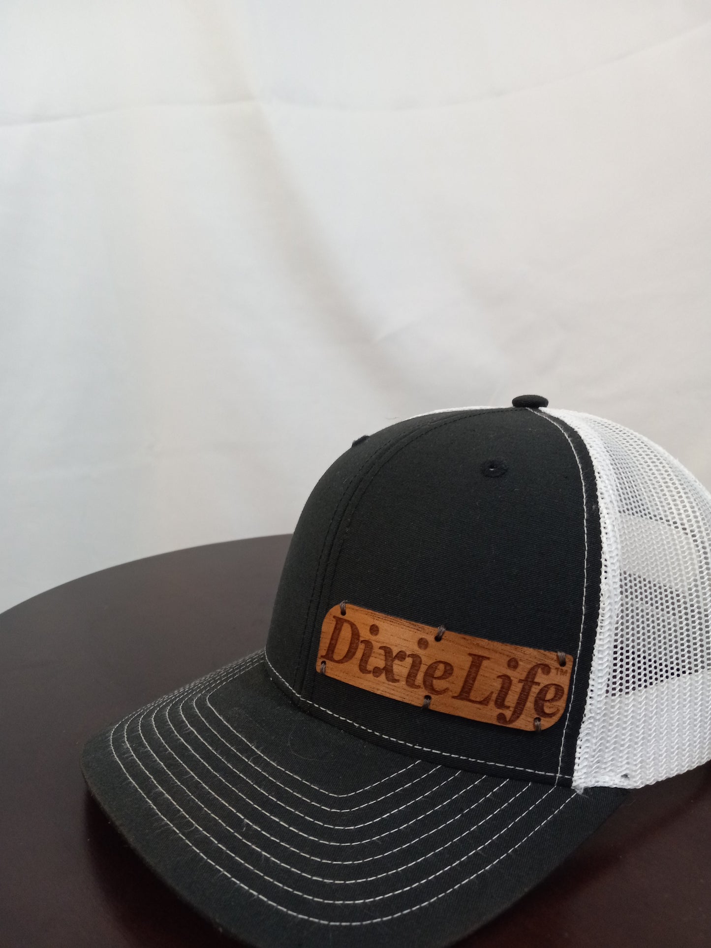 Dixie Life ®Logo Hat- Engraved Wood - Left Side Placement