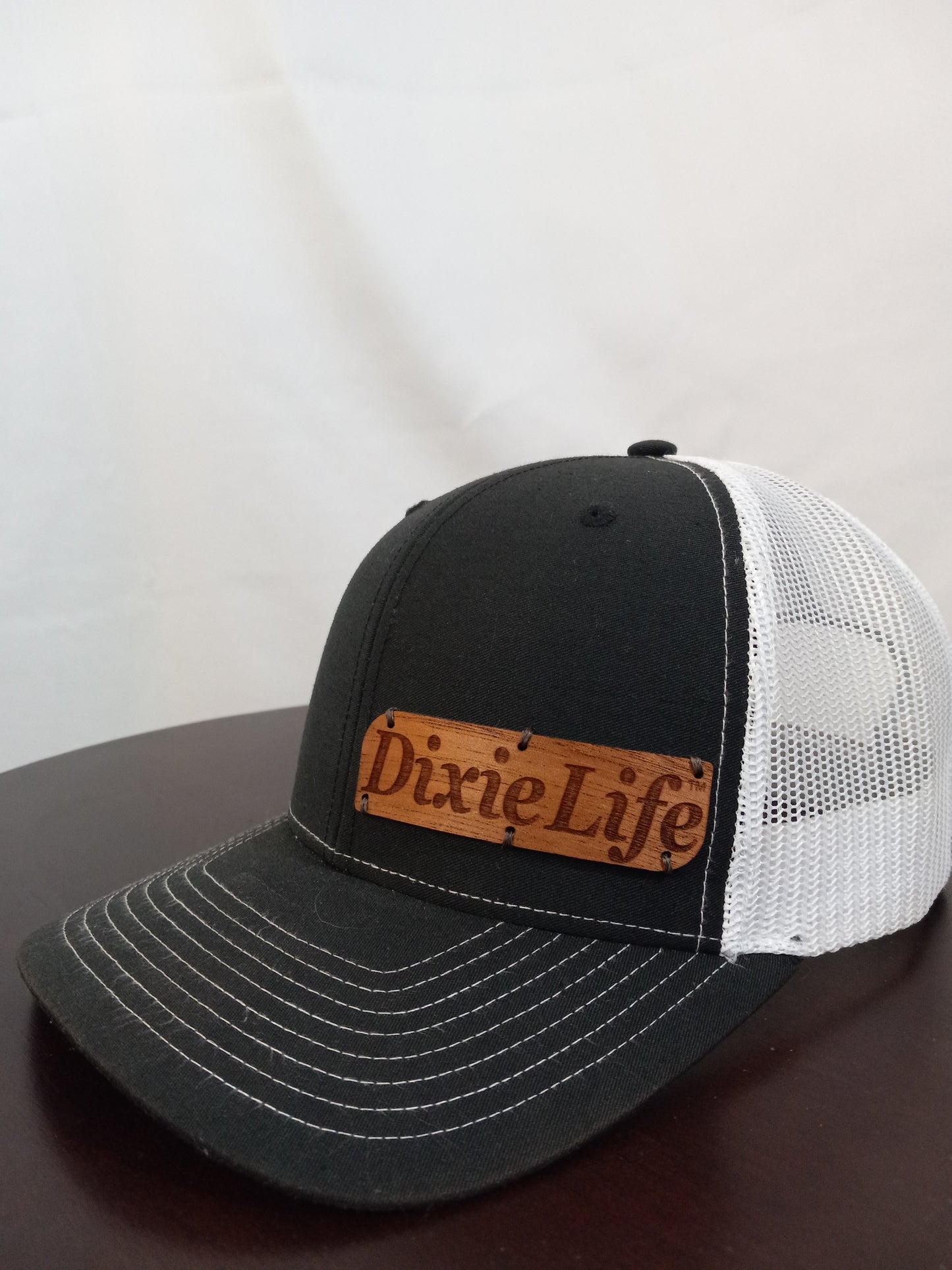 Dixie Life ®Logo Hat- Engraved Wood - Left Side Placement