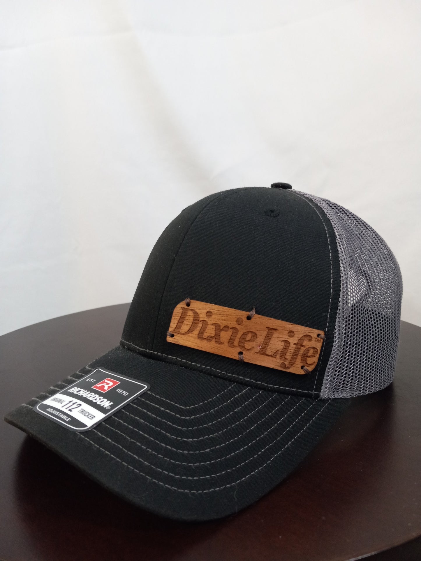 Dixie Life ®Logo Hat- Engraved Wood - Left Side Placement