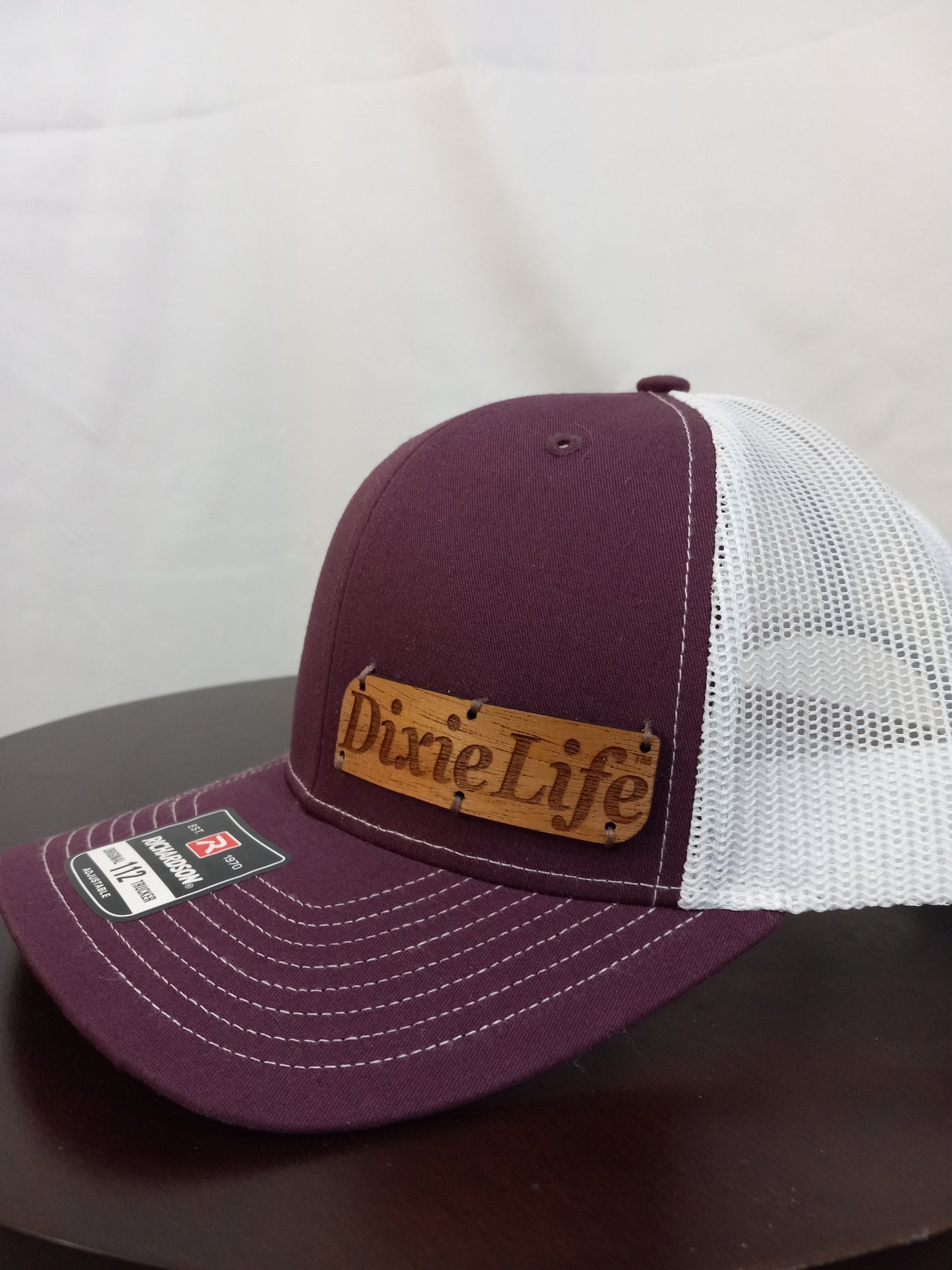 Dixie Life ®Logo Hat- Engraved Wood - Left Side Placement